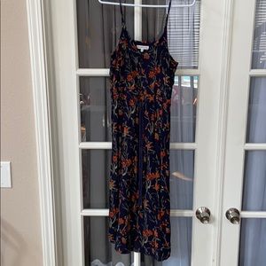 Mid length dress floral
